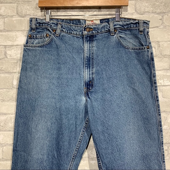 Vintage Levi's 540 Men's 40x30 Brown Tab Relaxed 90's Straight Leg Jean  Cotton - Picture 4 of 11